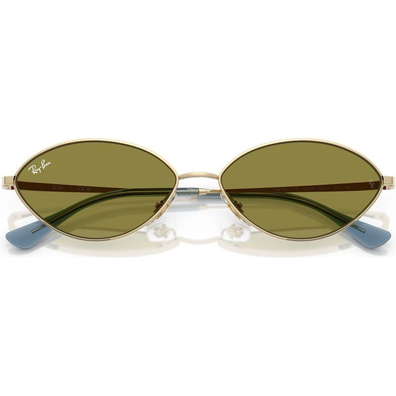Kai RB3757, Pale Gold/Green Lenses 59 Eye Size