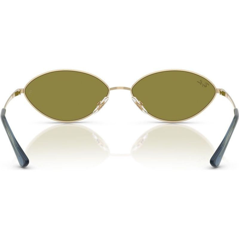 Kai RB3757, Pale Gold/Green Lenses 59 Eye Size