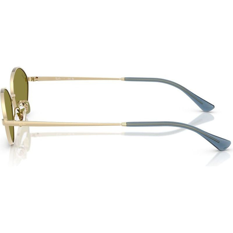 Kai RB3757, Pale Gold/Green Lenses 59 Eye Size