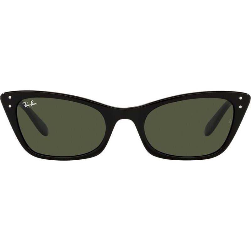 Lady Burbank RB2299, Black/Green Glass Lenses 55 Eye Size