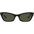Lady Burbank RB2299, Black/Green Glass Lenses 52 Eye Size