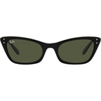 Lady Burbank RB2299, Black/Green Glass Lenses 52 Eye Size