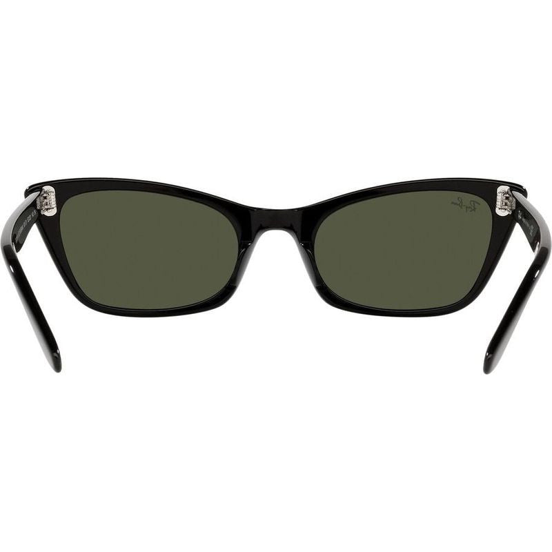 Lady Burbank RB2299, Black/Green Glass Lenses 55 Eye Size