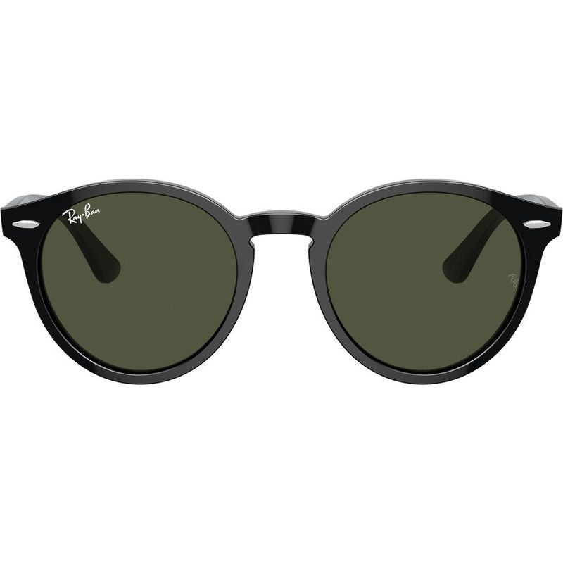 Larry RB7680S, Black/Green Glass Lenses 49 Eye Size