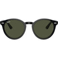 Larry RB7680S, Black/Green Glass Lenses 49 Eye Size