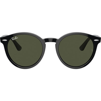 Larry RB7680S, Black/Green Glass Lenses 49 Eye Size