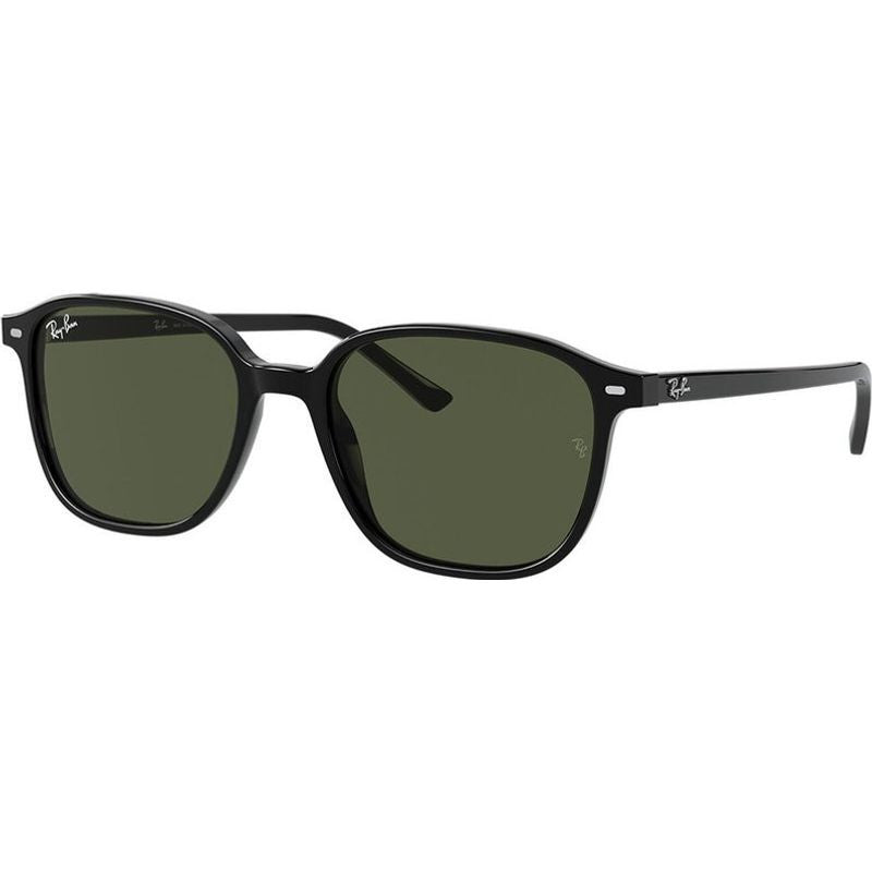 Leonard RB2193, Black/Green Glass Lenses 53 Eye Size