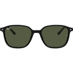 Leonard RB2193, Black/Green Glass Lenses 53 Eye Size