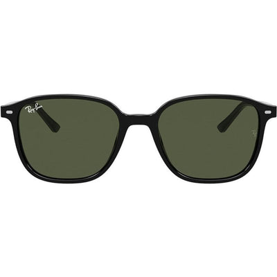 Leonard RB2193, Black/Green Glass Lenses 53 Eye Size