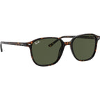 Leonard RB2193, Havana/Green Glass Lenses 53 Eye Size