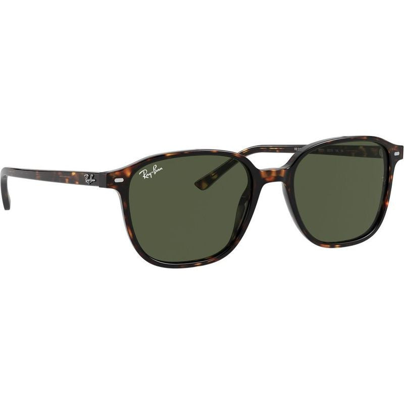 Leonard RB2193, Havana/Green Glass Lenses 53 Eye Size