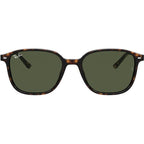 Leonard RB2193, Havana/Green Glass Lenses 53 Eye Size