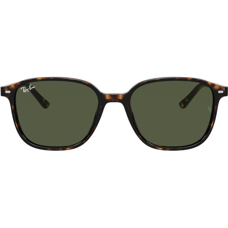 Leonard RB2193, Havana/Green Glass Lenses 53 Eye Size