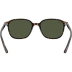Leonard RB2193, Havana/Green Glass Lenses 53 Eye Size