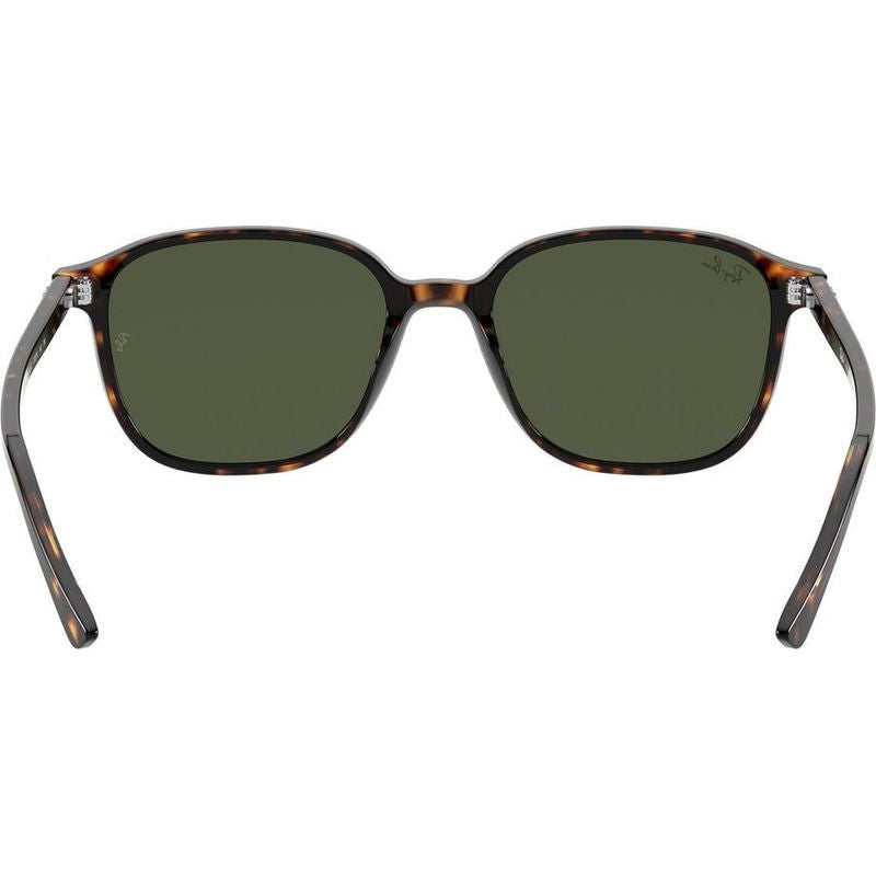 Leonard RB2193, Havana/Green Glass Lenses 53 Eye Size