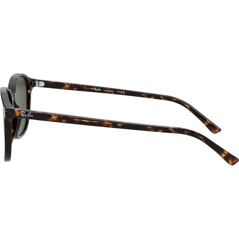 Leonard RB2193, Havana/Green Glass Lenses 53 Eye Size