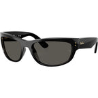 Mega Balorama RB2289, Black/Dark Grey Glass Lenses 63 Eye Size