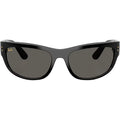 Mega Balorama RB2289, Black/Dark Grey Glass Lenses 63 Eye Size