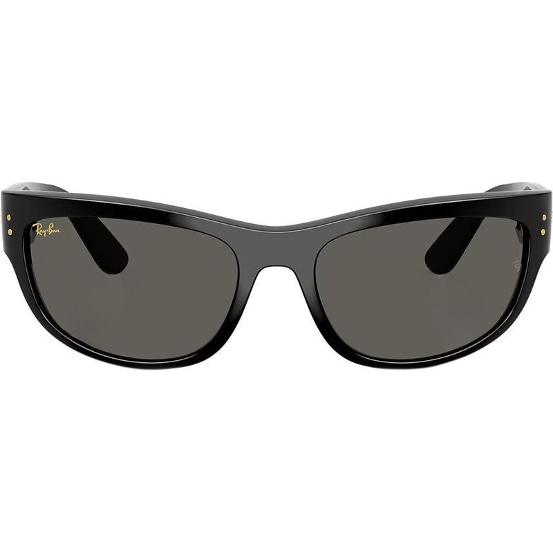 Mega Balorama RB2289, Black/Dark Grey Glass Lenses 63 Eye Size