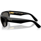 Mega Balorama RB2289, Black/Dark Grey Glass Lenses 63 Eye Size