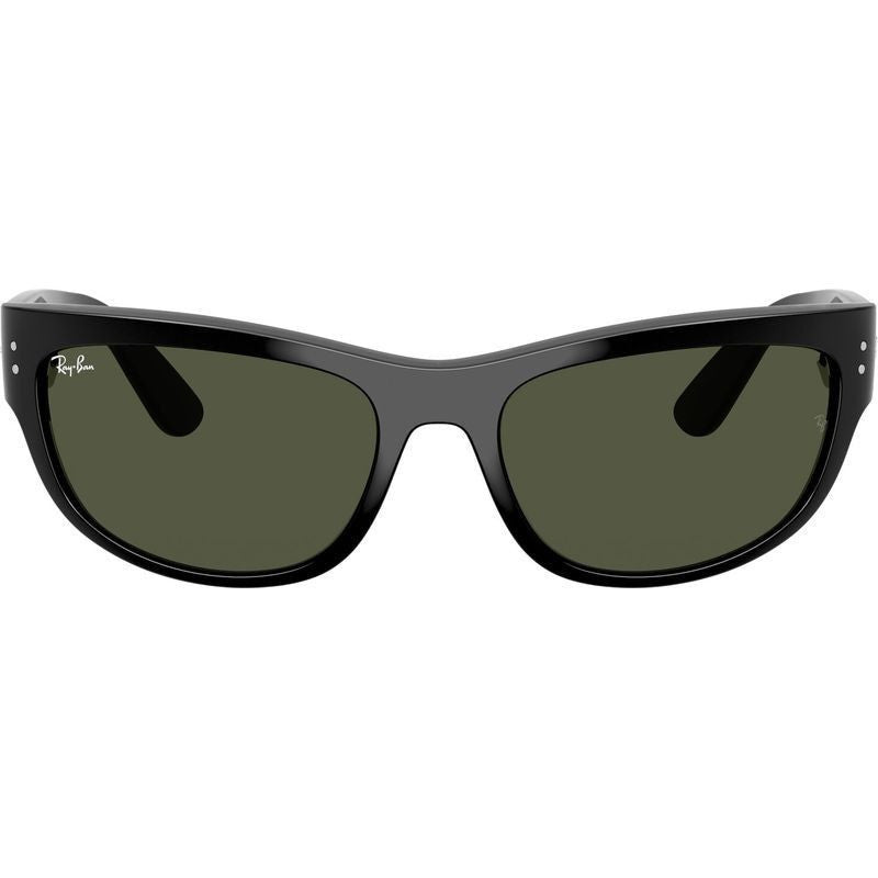 Mega Balorama RB2289, Black/Green Glass Lenses 63 Eye Size