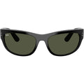 Mega Balorama RB2289, Black/Green Glass Lenses 63 Eye Size