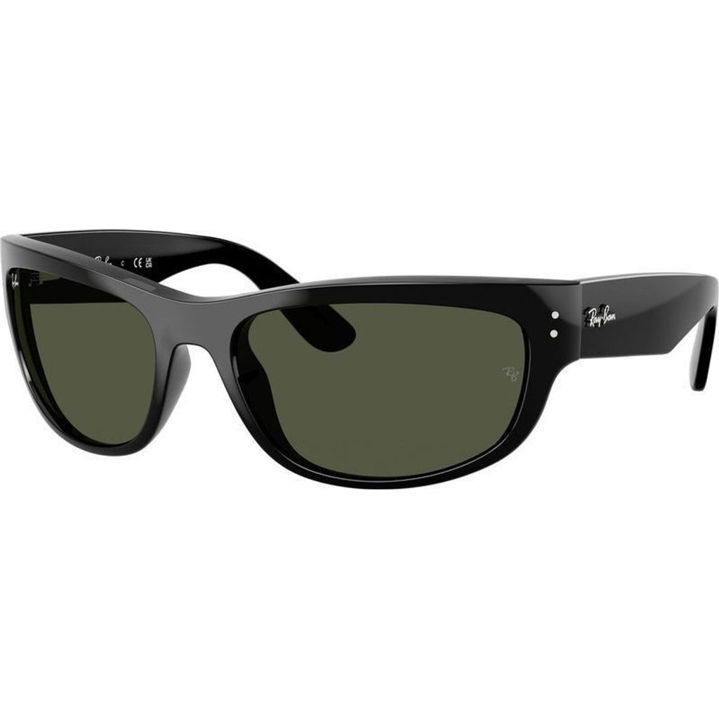 Mega Balorama RB2289, Black/Green Glass Lenses 60 Eye Size