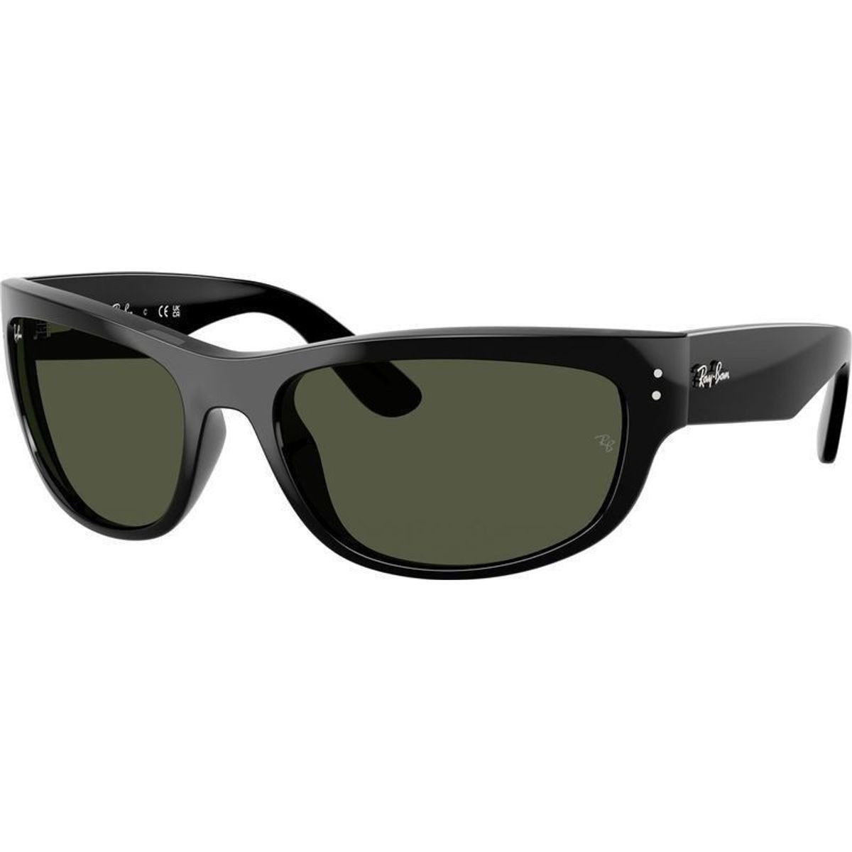 Mega Balorama RB2289, Black/Green Glass Lenses 60 Eye Size