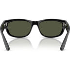 Mega Balorama RB2289, Black/Green Glass Lenses 60 Eye Size