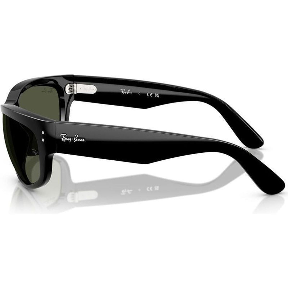 Mega Balorama RB2289, Black/Green Glass Lenses 60 Eye Size