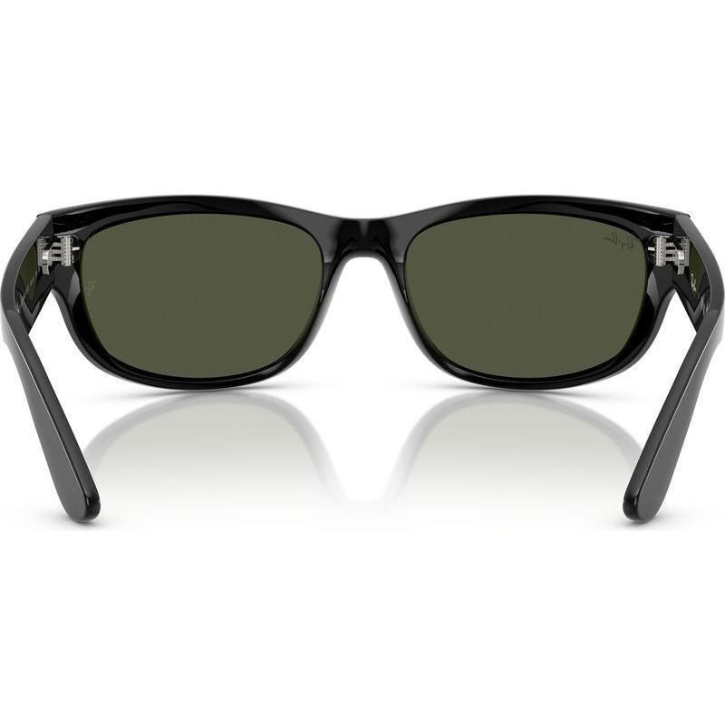 Mega Balorama RB2289, Black/Green Glass Lenses 63 Eye Size