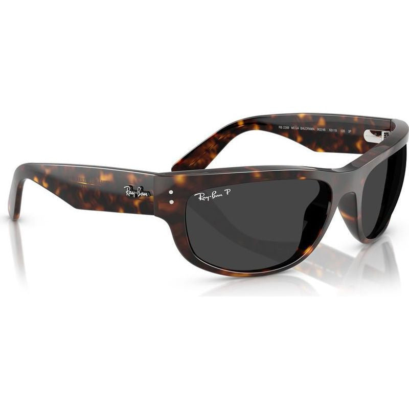 Mega Balorama RB2289, Havana/Black Glass Polarised Lenses 60 Eye Size