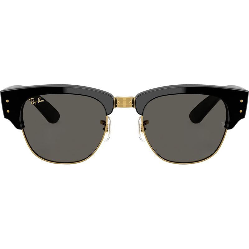 Mega Clubmaster RB0316S, Black on Arista/Dark Grey Glass Lenses 53 Eye Size