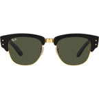 Mega Clubmaster RB0316S, Black on Arista/Green Glass Lenses 50 Eye Size