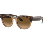 Mega Hawkeye RB0298S, Havana on Transparent Brown/Brown Gradient Polarised Glass Lenses