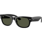 Mega Wayfarer II RB0832S, Black/Green Glass Lenses