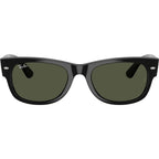 Mega Wayfarer II RB0832S, Black/Green Glass Lenses