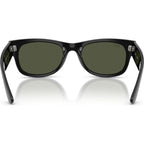 Mega Wayfarer II RB0832S, Black/Green Glass Lenses