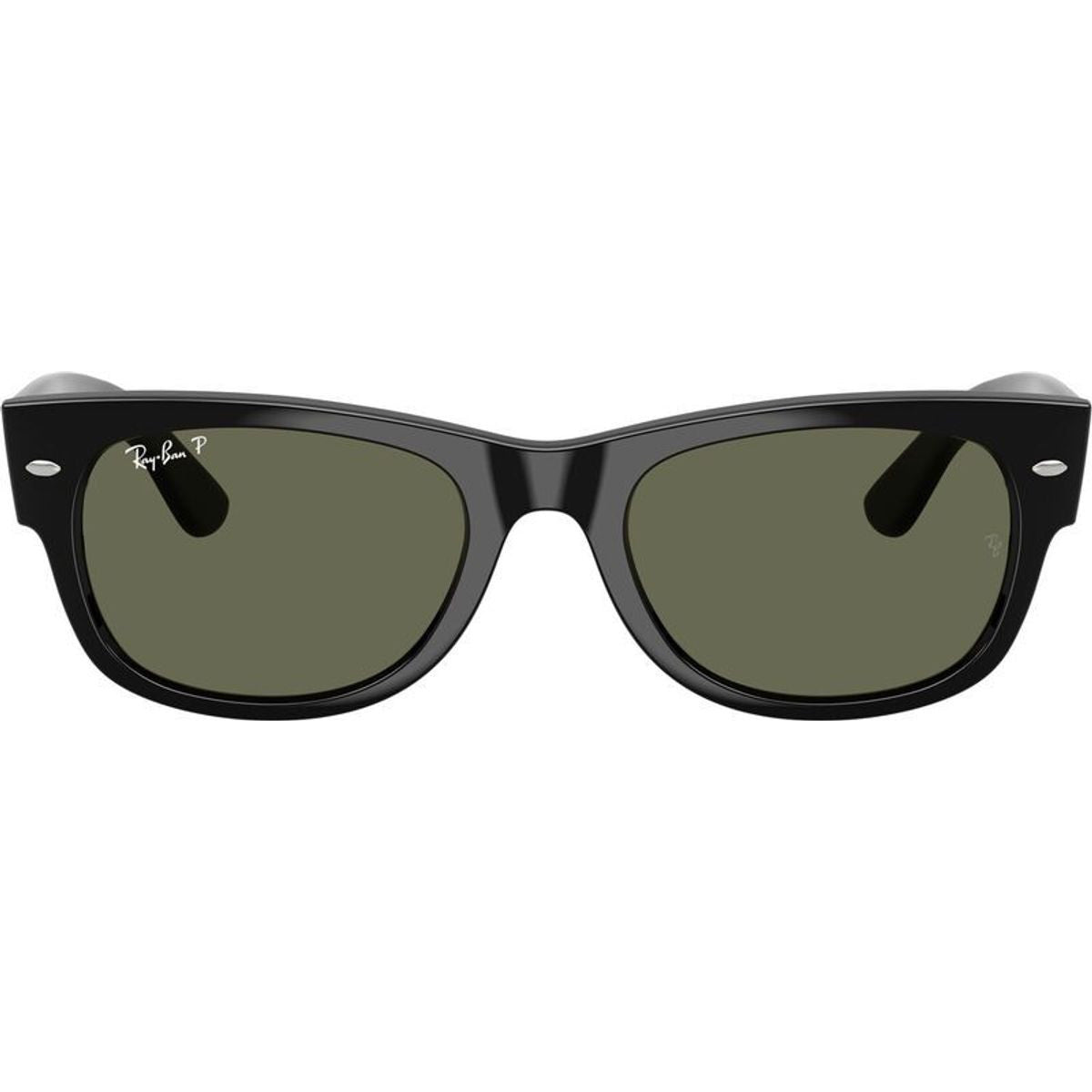 Mega Wayfarer II RB0832S, Black/Green Polarised Glass Lenses