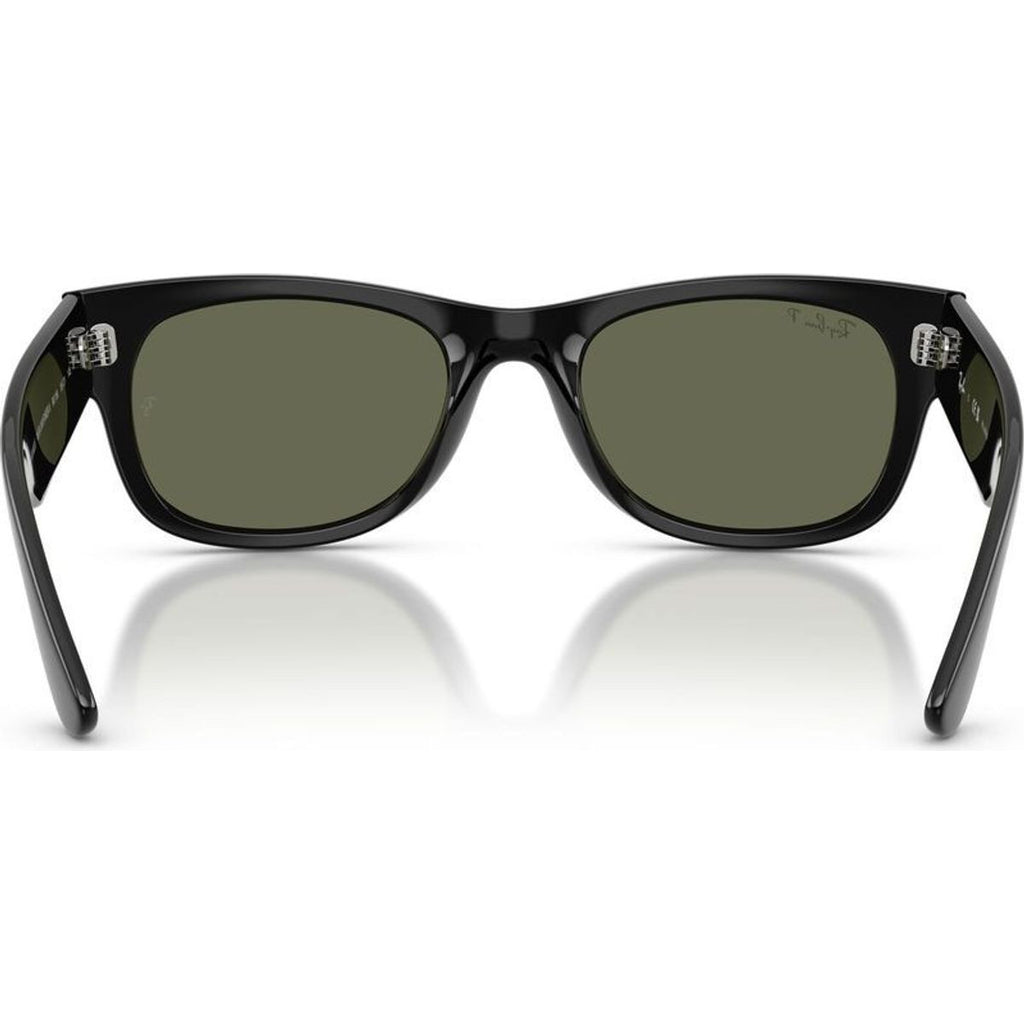 Mega Wayfarer II RB0832S, Black/Green Polarised Glass Lenses