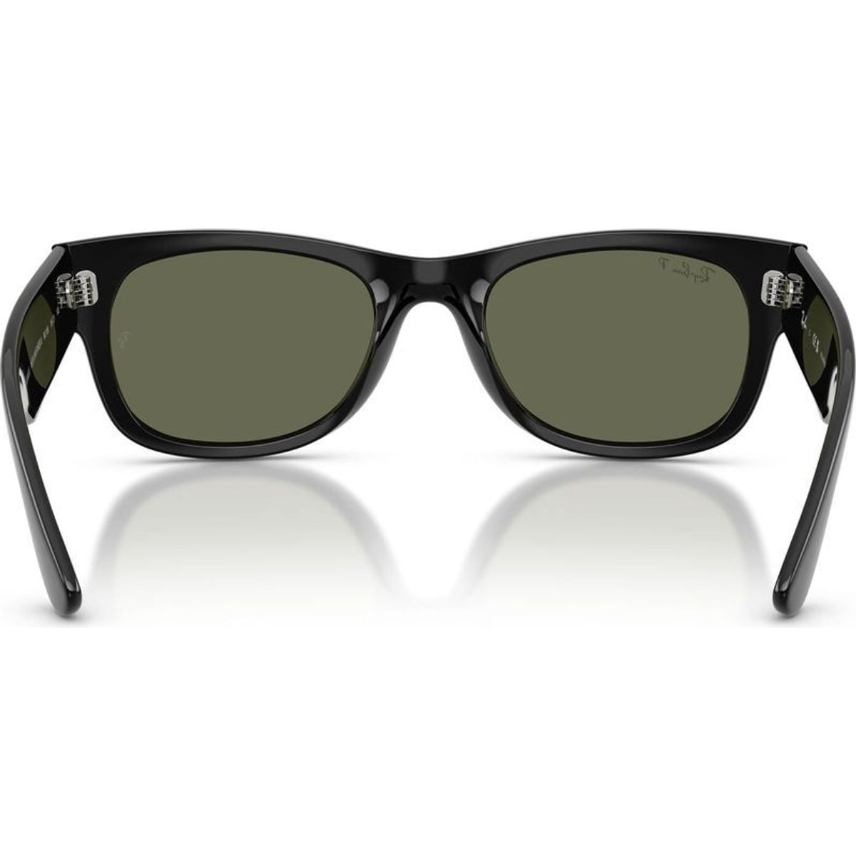 Mega Wayfarer II RB0832S, Black/Green Polarised Glass Lenses
