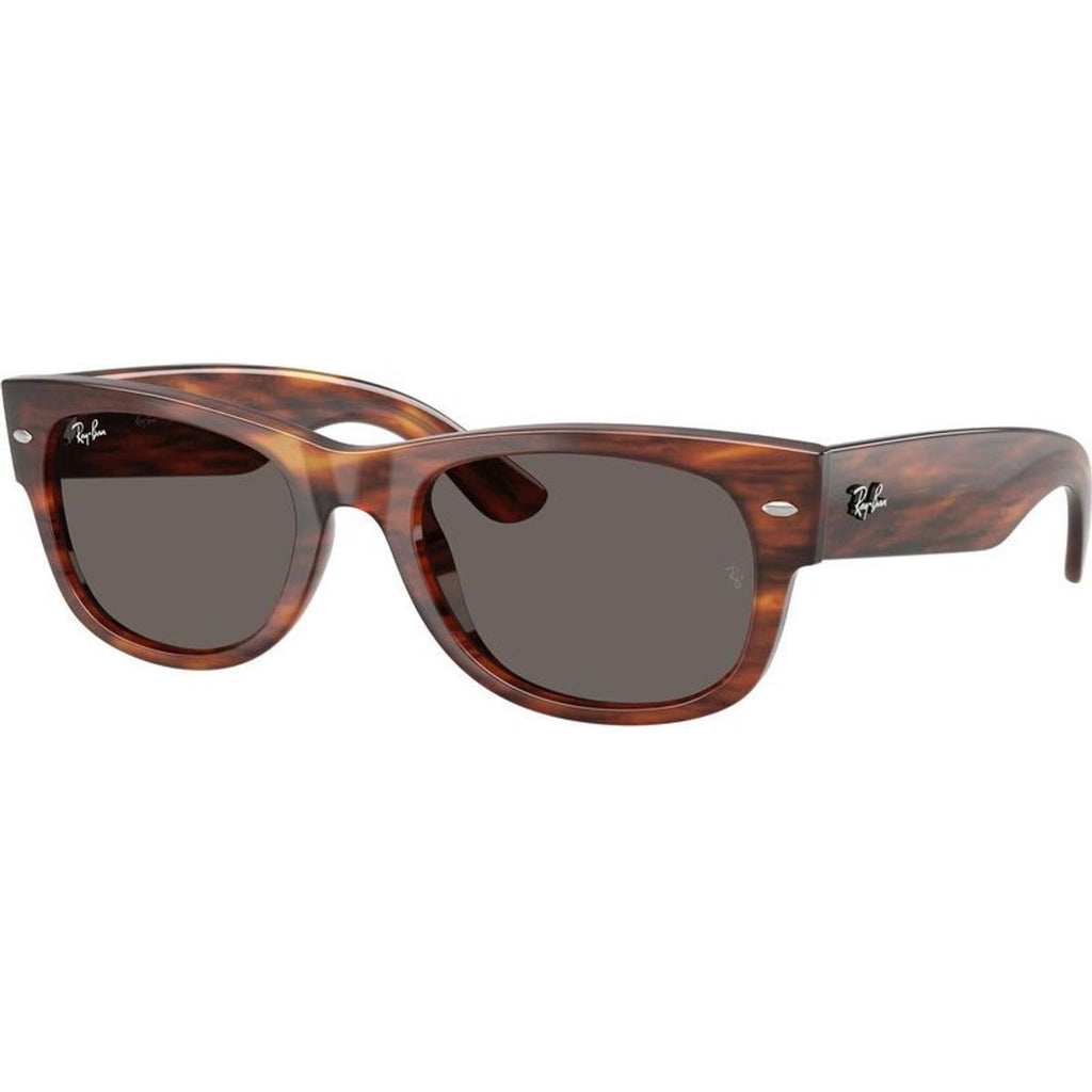 Mega Wayfarer II RB0832S, Striped Havana/Dark Grey Glass Lenses