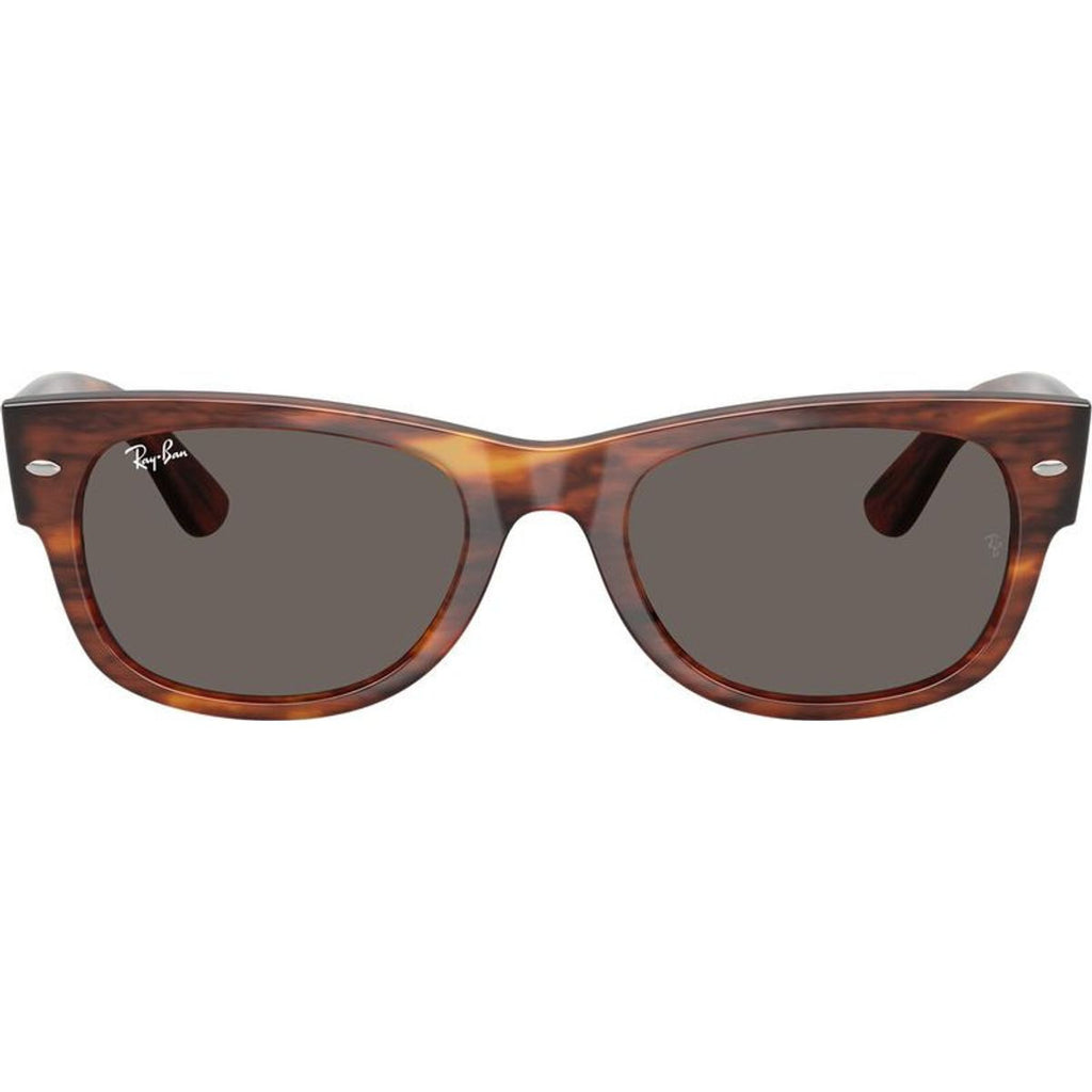 Mega Wayfarer II RB0832S, Striped Havana/Dark Grey Glass Lenses