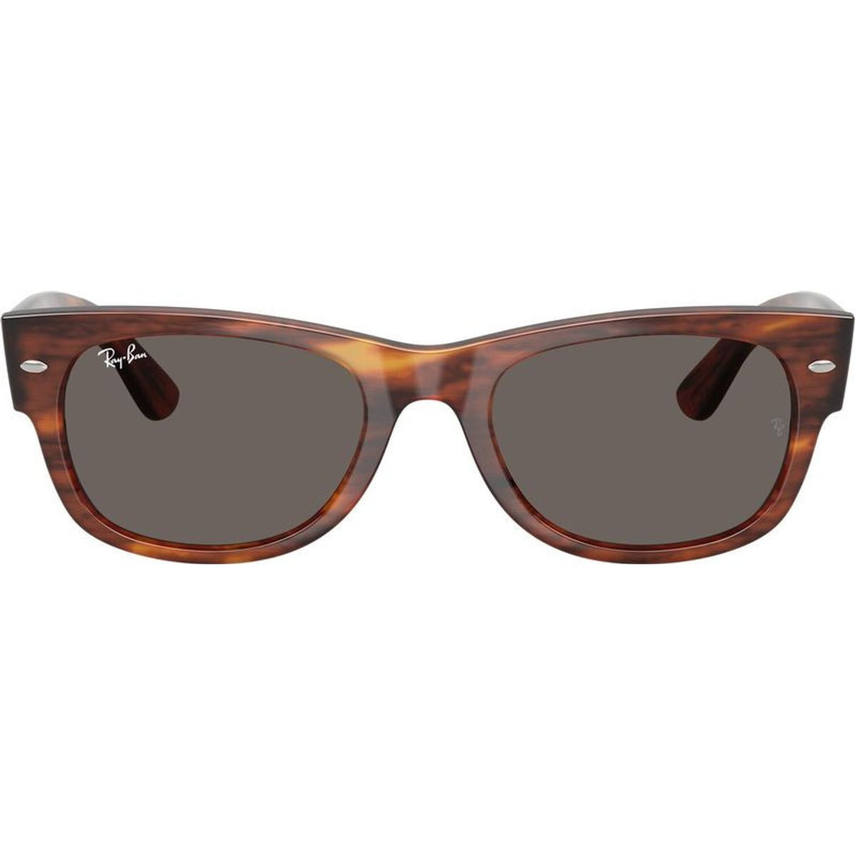 Mega Wayfarer II RB0832S, Striped Havana/Dark Grey Glass Lenses