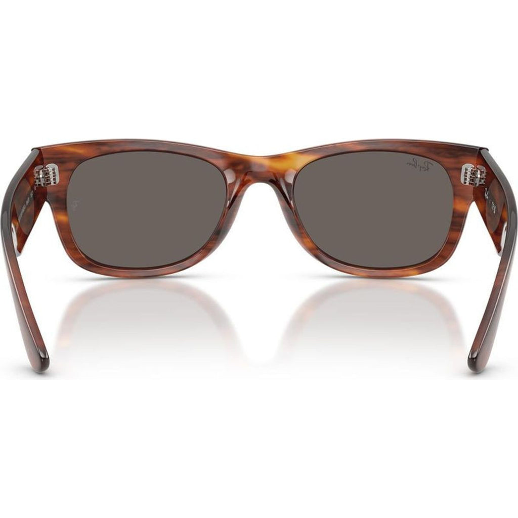 Mega Wayfarer II RB0832S, Striped Havana/Dark Grey Glass Lenses
