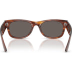 Mega Wayfarer II RB0832S, Striped Havana/Dark Grey Glass Lenses