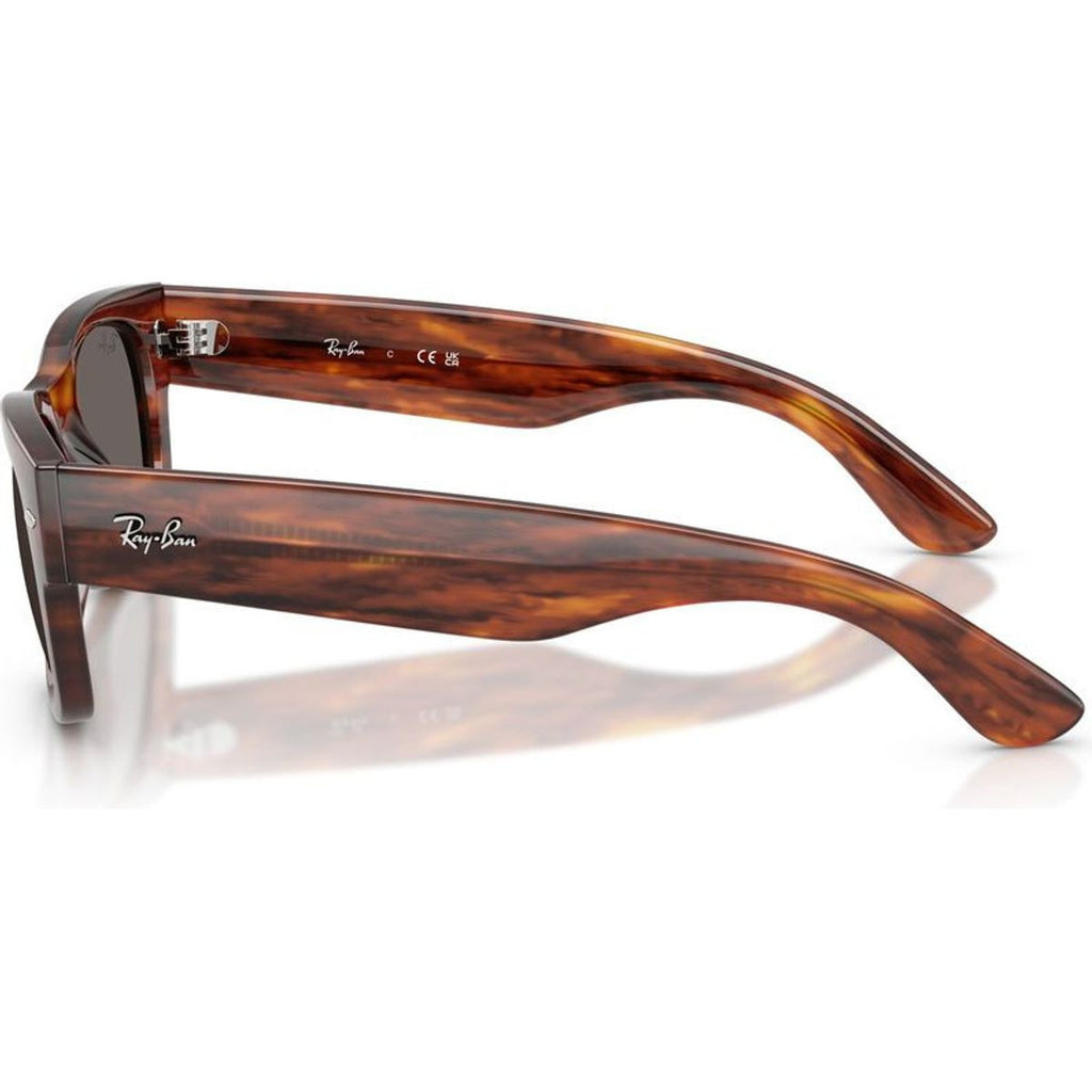 Mega Wayfarer II RB0832S, Striped Havana/Dark Grey Glass Lenses