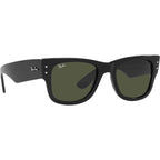 Mega Wayfarer RB0840S, Black/Green Glass Lenses