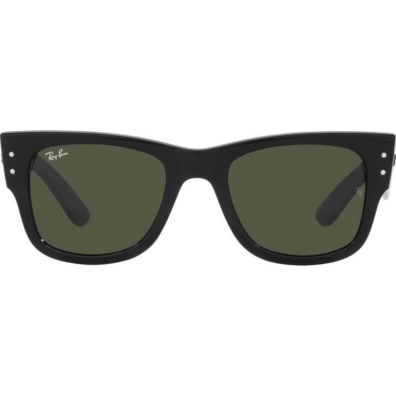Mega Wayfarer RB0840S, Black/Green Glass Lenses