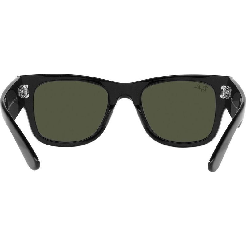 Mega Wayfarer RB0840S, Black/Green Glass Lenses
